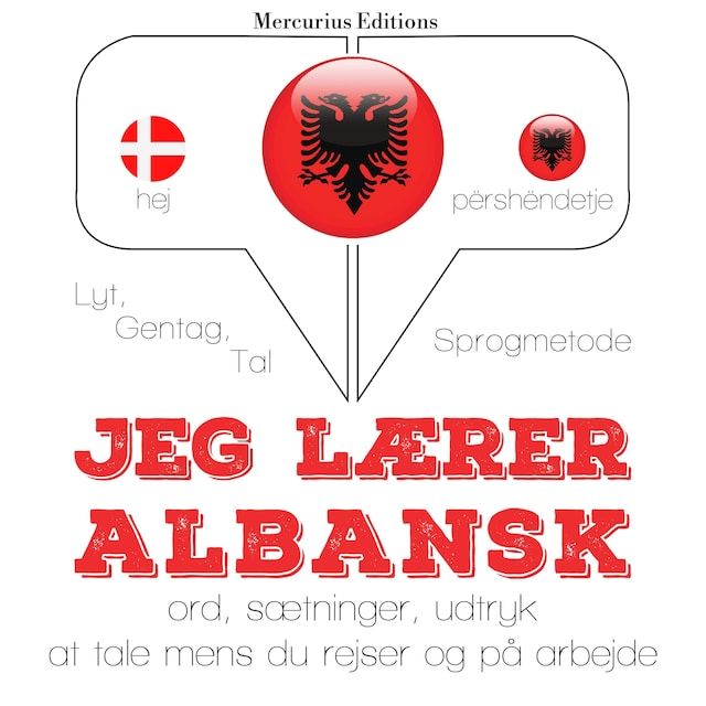 Buchcover für Jeg lærer albansk