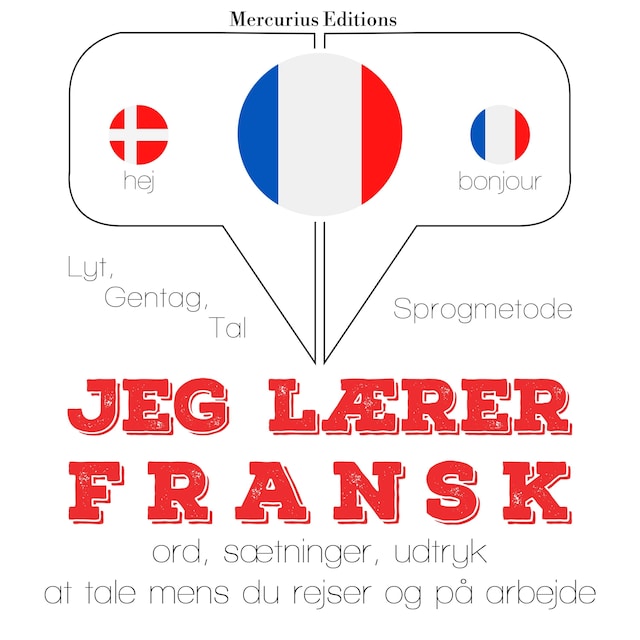 Kirjankansi teokselle Jeg lærer fransk