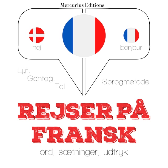 Book cover for Rejser på fransk