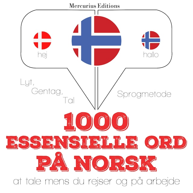 Book cover for 1000 essentielle ord på norsk