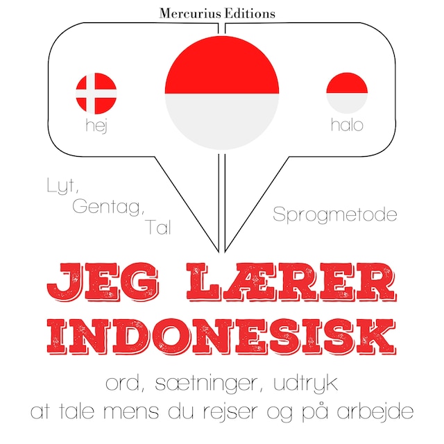 Book cover for Jeg lærer indonesisk
