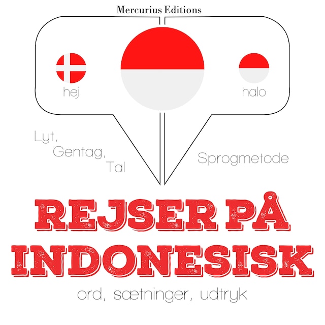 Book cover for Rejser på indonesisk