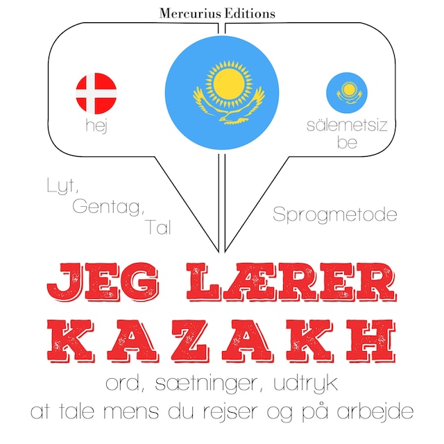 Book cover for Jeg lærer kazakh