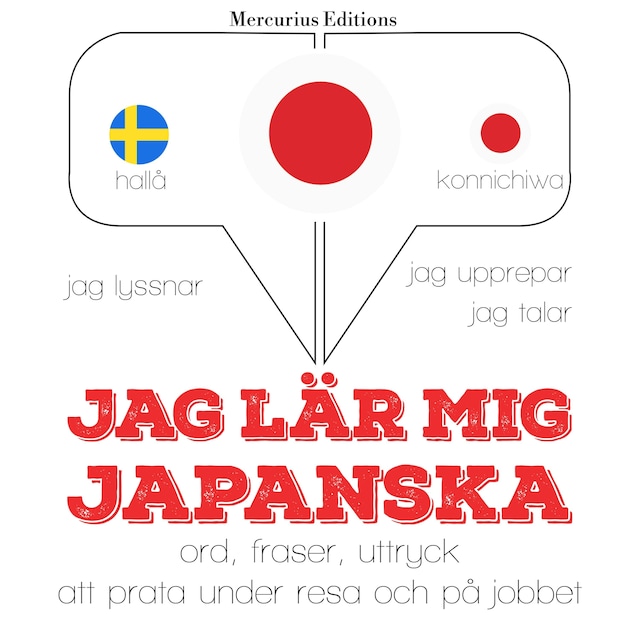 Couverture de livre pour Jag lär mig japanska
