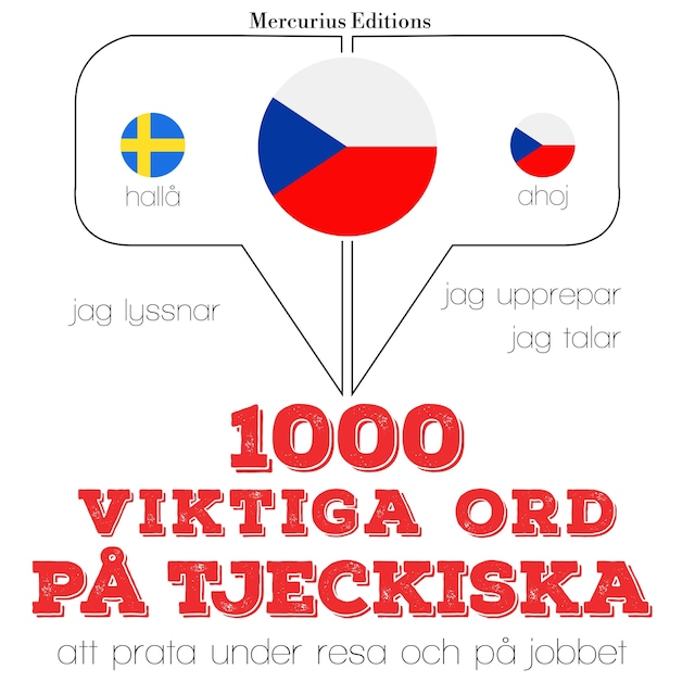 Copertina del libro per 1000 viktiga ord på tjeckiska