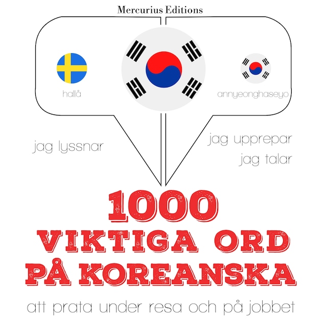 Bogomslag for 1000 viktiga ord på koreanska