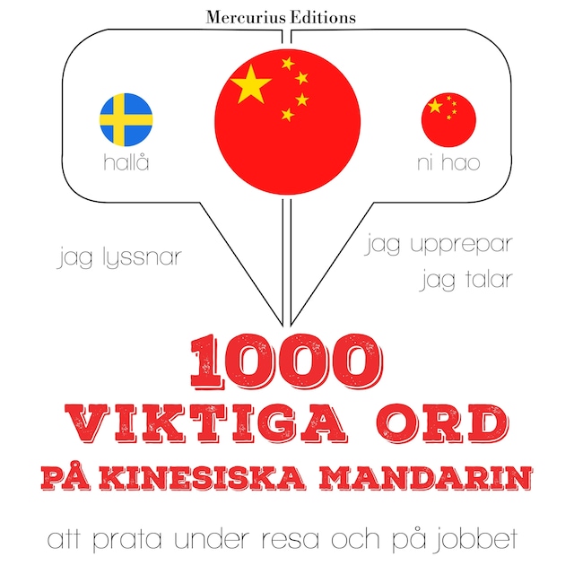 Kirjankansi teokselle 1000 viktiga ord på kinesiska - Mandarin