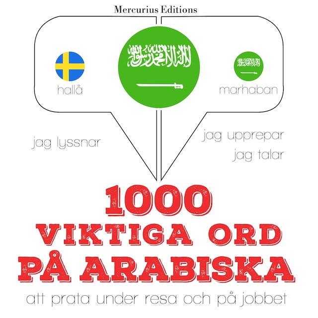Book cover for 1000 viktiga ord på arabiska