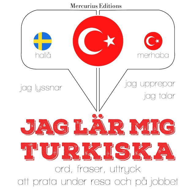 Couverture de livre pour Jag lär mig turkiska