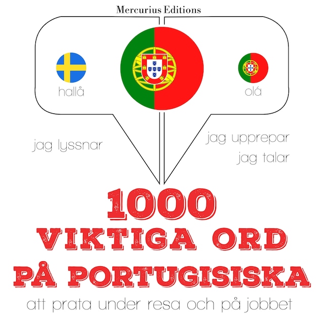 Portada de libro para 1000 viktiga ord på portugisiska