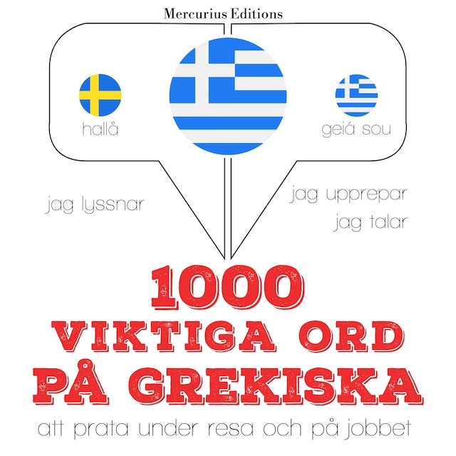 Bogomslag for 1000 viktiga ord på grekiska