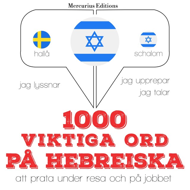 Bogomslag for 1000 viktiga ord på hebreiska