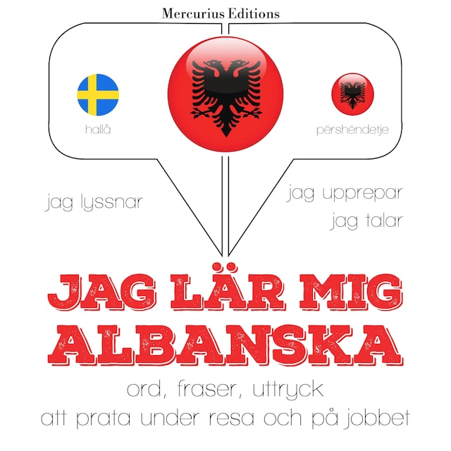 Couverture de livre pour Jag lär mig albanska