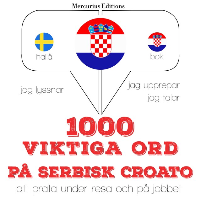 Kirjankansi teokselle 1000 viktiga ord på serbisk croato