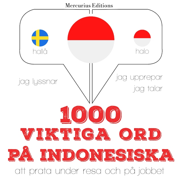 Buchcover für 1000 viktiga ord på indonesiska