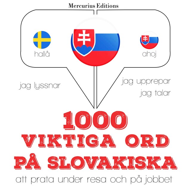 Book cover for 1000 viktiga ord på slovakiska