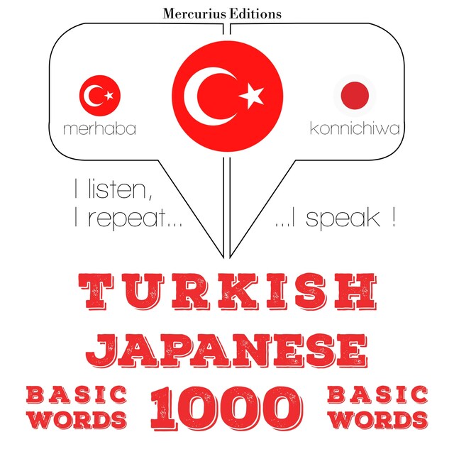 Book cover for Türkçe - Japonca: 1000 temel kelime