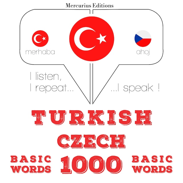 Book cover for Türkçe - Çekçe: 1000 temel kelime