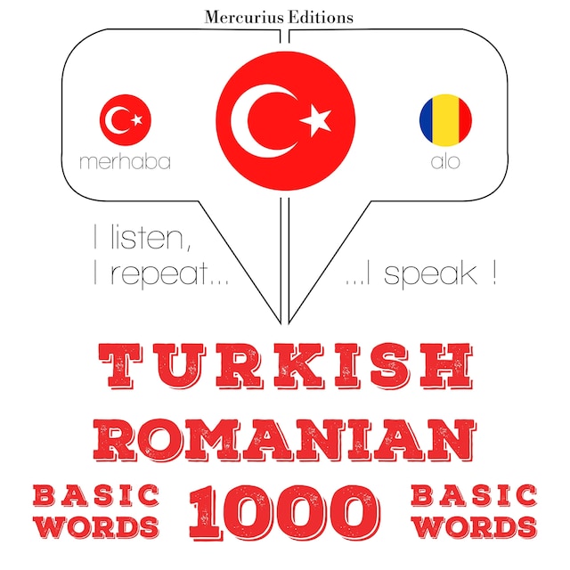 Okładka książki dla Türkçe - Romence: 1000 temel kelime