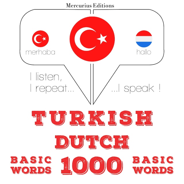 Okładka książki dla Türkçe - Hollandaca: 1000 temel kelime