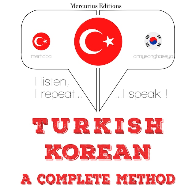 Boekomslag van Türkçe - Korece: eksiksiz bir yöntem