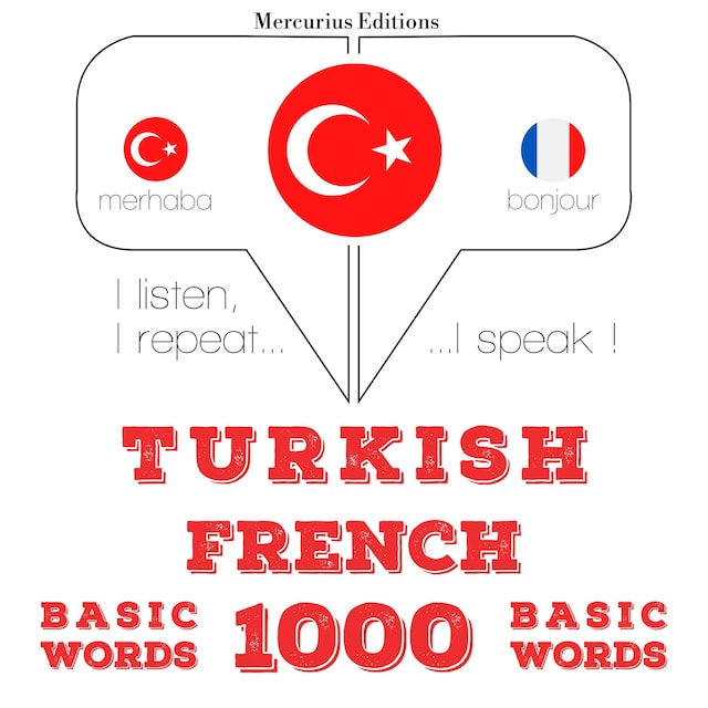 Book cover for Türkçe - Fransızca: 1000 temel kelime