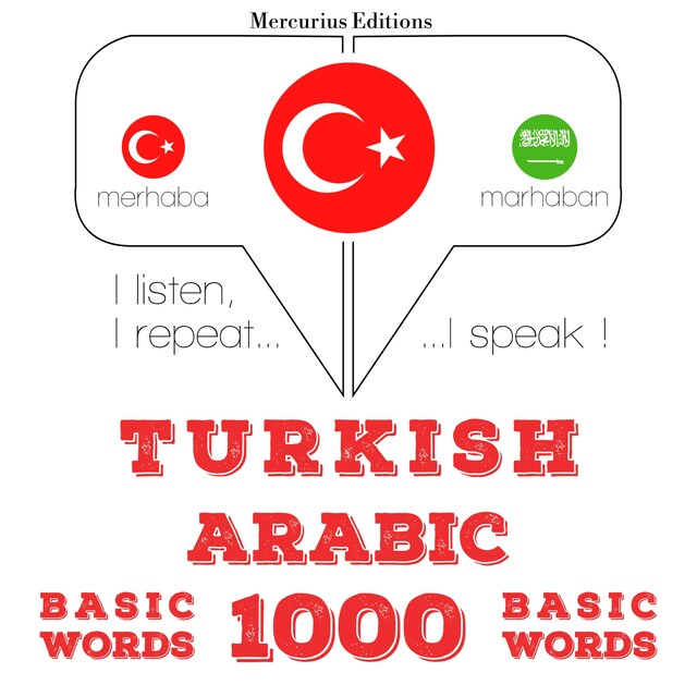 Book cover for Türkçe - Arapça: 1000 temel kelime