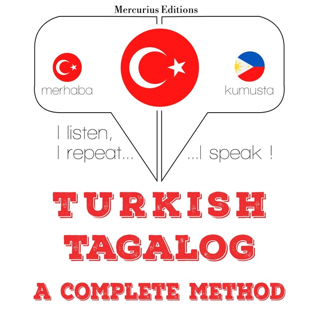 Kirjankansi teokselle Türkçe - Tagalog: eksiksiz bir yöntem