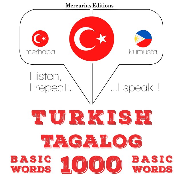 Buchcover für Türkçe - Tagalog: 1000 temel kelime