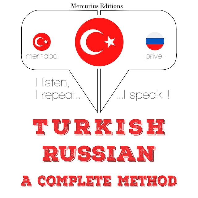 Okładka książki dla Türkçe - Rusça: eksiksiz bir yöntem