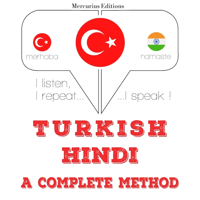 Book cover for Türkçe - Hintçe: eksiksiz bir yöntem