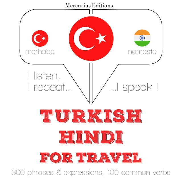 Copertina del libro per Türkçe - Hintçe: Seyahat için