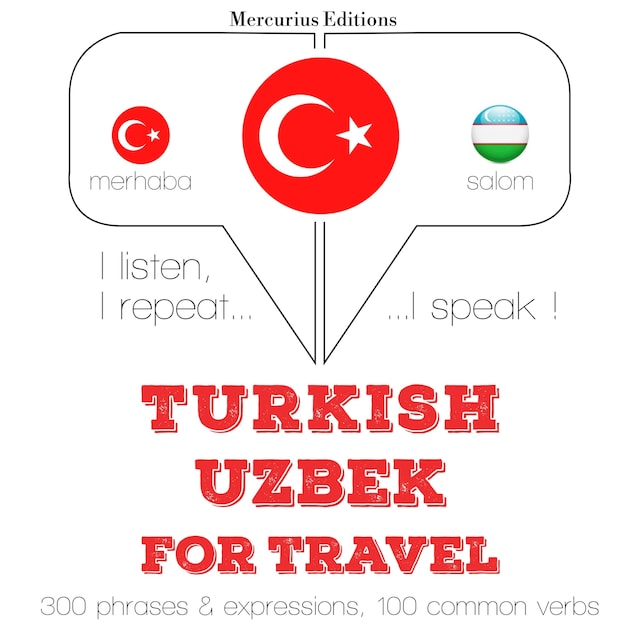 Copertina del libro per Türkçe - Özbekçe: Seyahat için