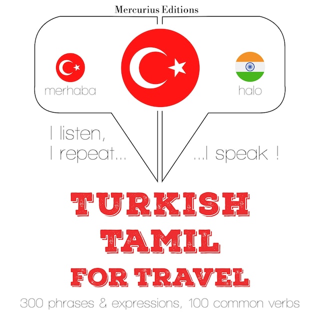Portada de libro para Türkçe - Tamil: Seyahat için