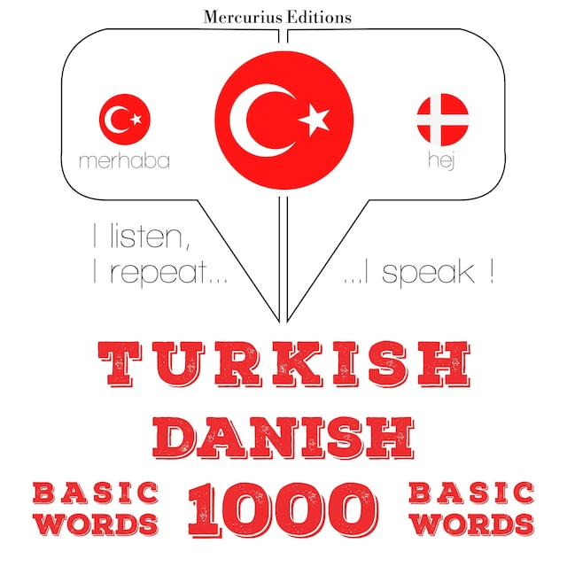 Bokomslag för Türkçe - Danca: 1000 temel kelime