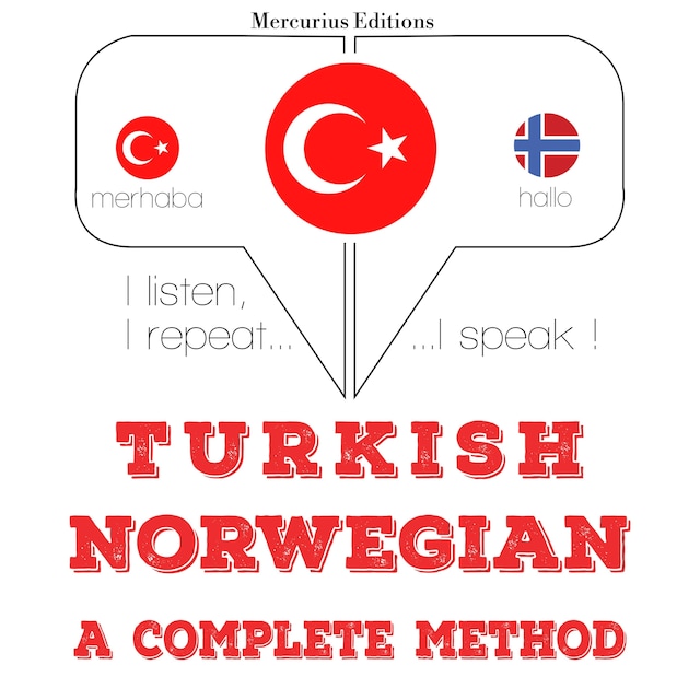 Kirjankansi teokselle Türkçe - Norveççe: eksiksiz bir yöntem