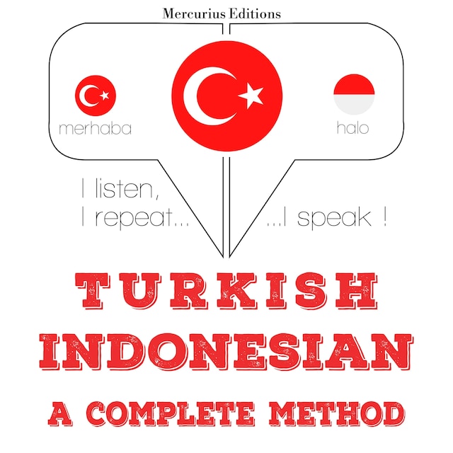 Boekomslag van Türkçe - Endonezya dili: eksiksiz bir yöntem