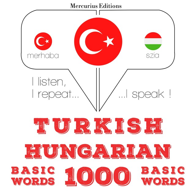Bokomslag för Türkçe - Macarca: 1000 temel kelime