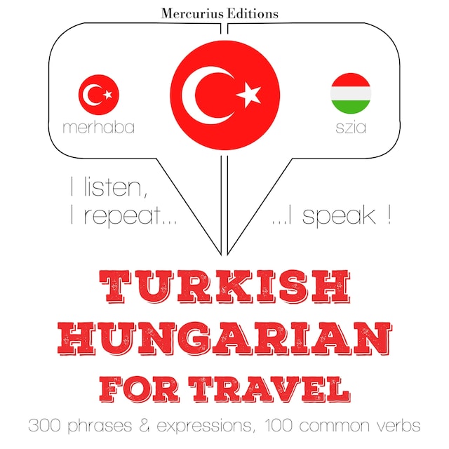 Copertina del libro per Türkçe - Macarca: Seyahat için