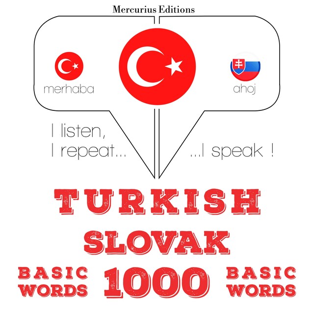 Bokomslag för Türkçe - Slovakça: 1000 temel kelime