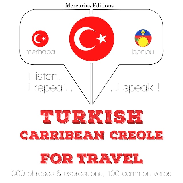 Book cover for Türkçe - Karayip Kreyolu: Seyahat için