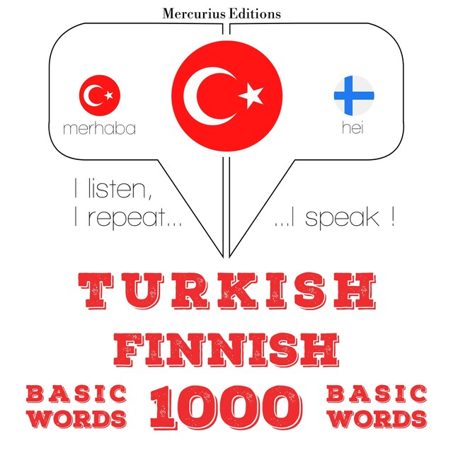Buchcover für Türkçe - Fince: 1000 temel kelime