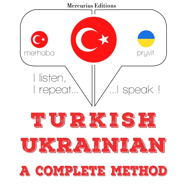 Kirjankansi teokselle Türkçe - Ukraynaca: eksiksiz bir yöntem