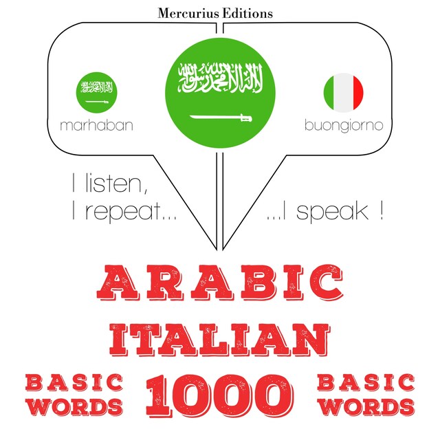 Boekomslag van 1000 كلمة أساسية في الإيطالية