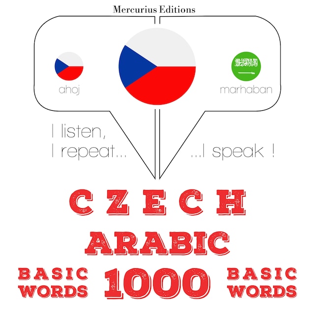 Book cover for Čeština - arabština: 1000 základních slov
