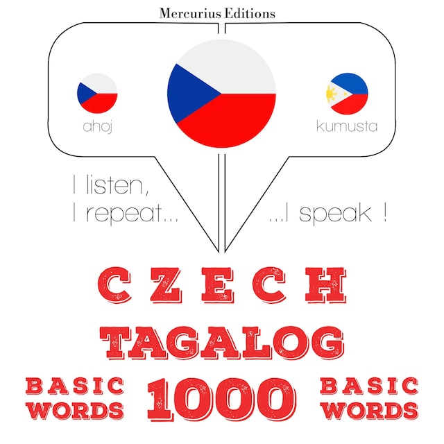 Book cover for Čeština - Tagalog: 1000 základních slov