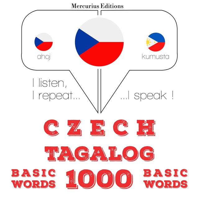 Kirjankansi teokselle Čeština - Tagalog: 1000 základních slov