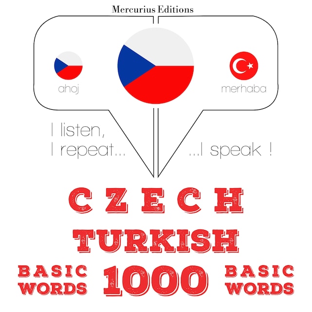 Boekomslag van Česko - turečtina: 1000 základních slov