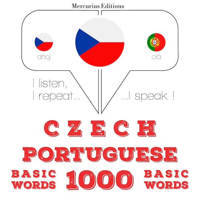 Okładka książki dla Čeština - portugalština: 1000 základních slov