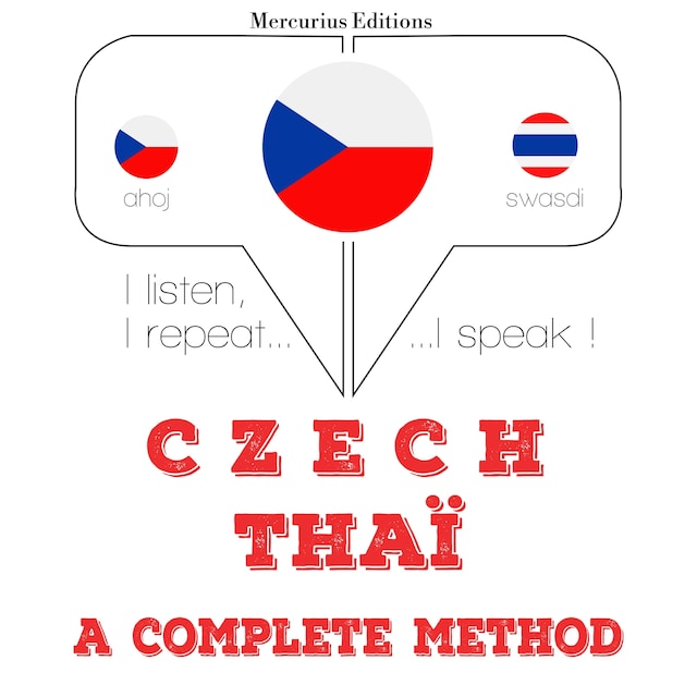 Copertina del libro per Czech - Thaï: kompletní metoda